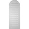 Ekena Millwork Round Top Surface Mount PVC Gable Vent: Functional, w/ 2"W x 1-1/2"P Brickmould Frame, 16"W x 40"H GVPRT16X4002SF - alternate 4